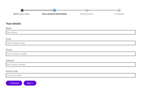 multipage webform